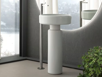 VIGNO - Freestanding ceramic washbasin by Gruppo Geromin - view 2